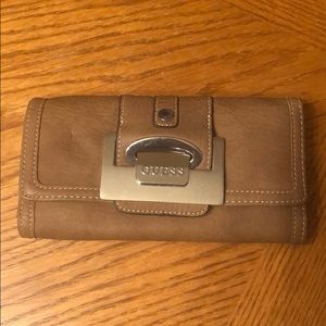 Light brown Guess wallet